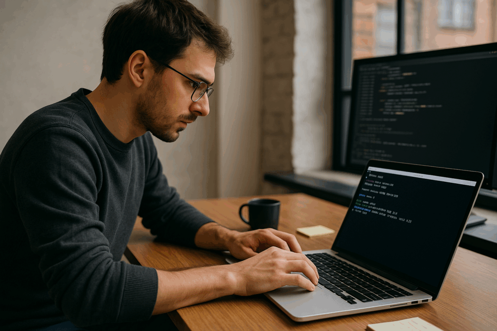 Engineer using Linux terminal to fix permissions.